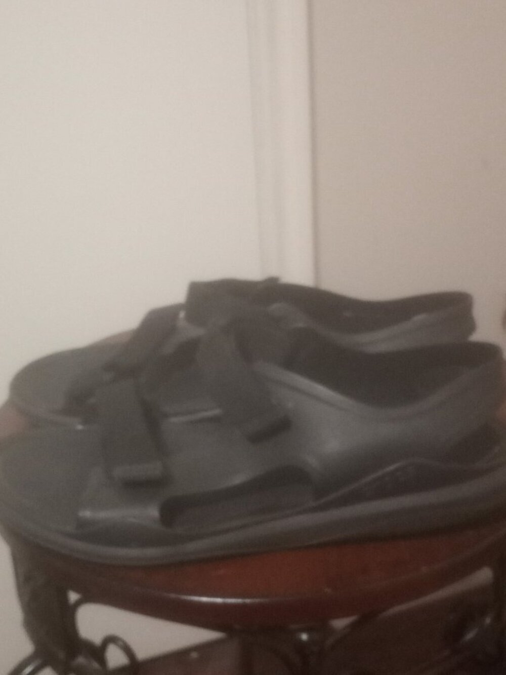 crocs swiftwater River Men’s Black Rubber Sandals With Adjustable Straps Sz. 13. - Picture 10 of 12